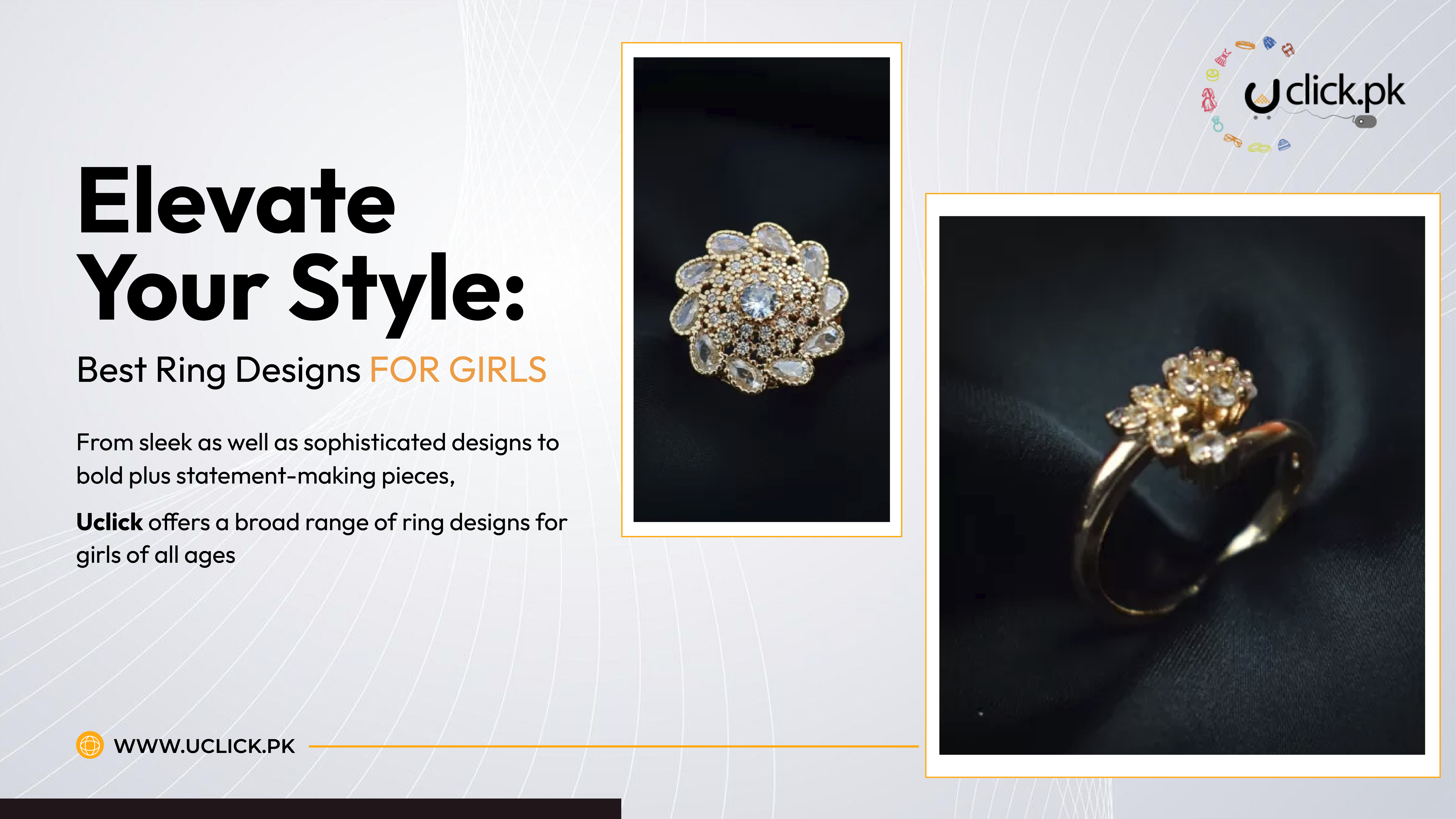 Elevate Your Style: Best Ring Designs for Girls at Uclick